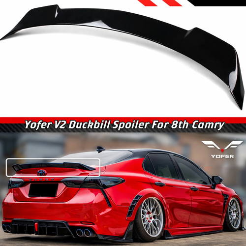 2018-24 TOYOTA CAMRY YOFER V2 GLOSSY BLACK TRUNK DUCKBILL