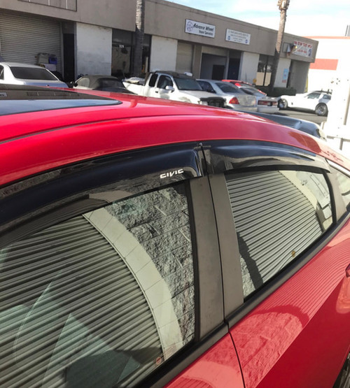 16-21 Civic Side Visors 4pcs Speedzone brand 