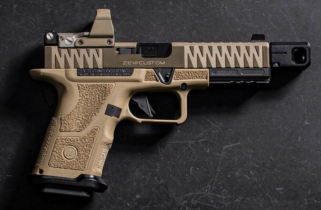 ZEV Slide for Glock 17 Gen1-3 G17 DPP Cut GEN 3 Z17 FDE LEUPOLD