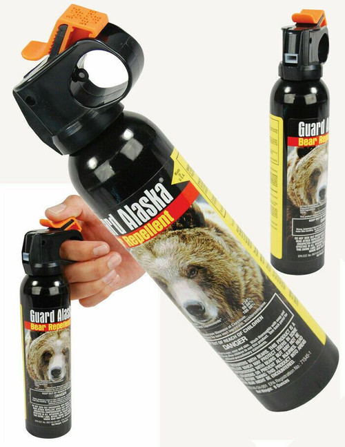 MACE BEAR REPELLENT PEPPER SPRAY SELF DEFENSE GUARD ALASKA SECURE 9OZ SUPERSIZE 