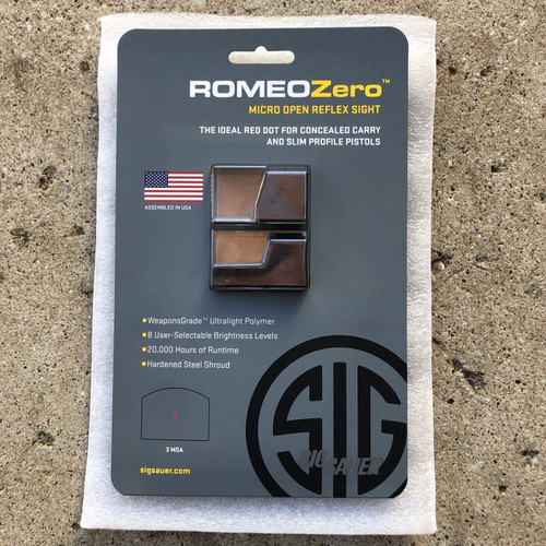 SIG SAUER ROMEO ZERO 3 MOA MICRO RED DOT SOR01300 REFLEX SIGHT same day shipping