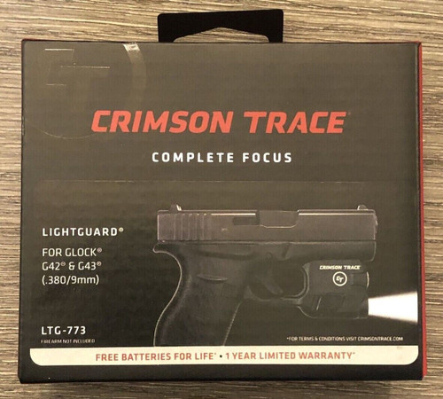 Crimson Trace LTG-773 Lightguard to Glock G42 G43 G43X G48 LTG-773 FREE SHIPPING