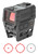 Holosun AEMS-211301 Advanced Enclosed Micro Red Dot Sight Multi-reticle System