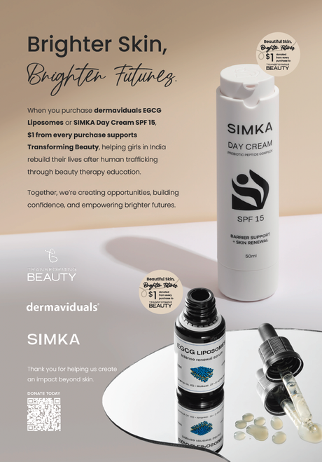 Transforming Beauty Day Cream + EGCG Strut Card