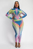 60045-73745-PLUS SIZE MESH LONG SLEEVE MULTI COLOR PRINT JUMPSUIT (1X,2X,3X-2,2,2)