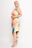 60394-73874-1CD MULTI COLORS PLUS SIZE DRESS (2,2,2 - 1XL,2XL,3XL)