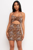 60420-BD10512 Brown MINI DRESS (3,2,1 - S,M,L)