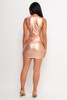 60435-MD6098 Gold MINI DRESS (3,2,1 - S,M,L)