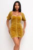 60446-IBD96222 Yellow MINI DRESS (3,2,1 - S,M,L)