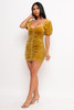 60446-IBD96222 Yellow MINI DRESS (3,2,1 - S,M,L)