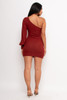 60447-BD02397 Rust MINI DRESS (3,2,1 - S,M,L)