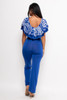 60470-JP9073D Blue JUMPSUIT (2,2,2 - S,M,L)