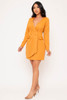 60557-33424D Mustard  Mini Dress (2,2,2 - S,M,L)