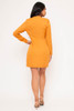60557-33424D Mustard  Mini Dress (2,2,2 - S,M,L)