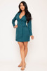 60559-33424D Teal Mini Dress (2,2,2 - S,M,L)