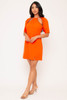 60561-J02021 Orange Mini Dress (2,2,2 - S,M,L)