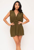 60579-ED25140 Olive Mini Dress (2,2,2 - S,M,L)