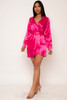 60658-37075D Pink Mini Dress (2,2,2 - S,M,L)