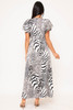 60661-59696D Gray Maxi Dress (2,2,2 - S,M,L)