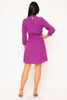 60669-36666DE Fuchsia Mini Dress (2,2,2 - S,M,L)