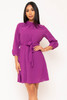 60669-36666DE Fuchsia Mini Dress (2,2,2 - S,M,L)