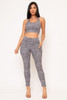 60674-JVD0057 Gray 2 Pc's Set (2,2,2 - S,M,L)