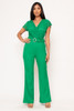 60725-C247 Green Jumpsuit (2,2,2 - S,M,L)