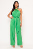 60740-C298 Green Jumpsuit (2,2,2 - S,M,L)