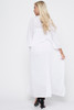 B-55768-D1992SET WHITE LONG SLEEVE CARDIGAN AND TUBE MIDI DRESS 2 PIECE SET (2,2,2 - S,M,L)