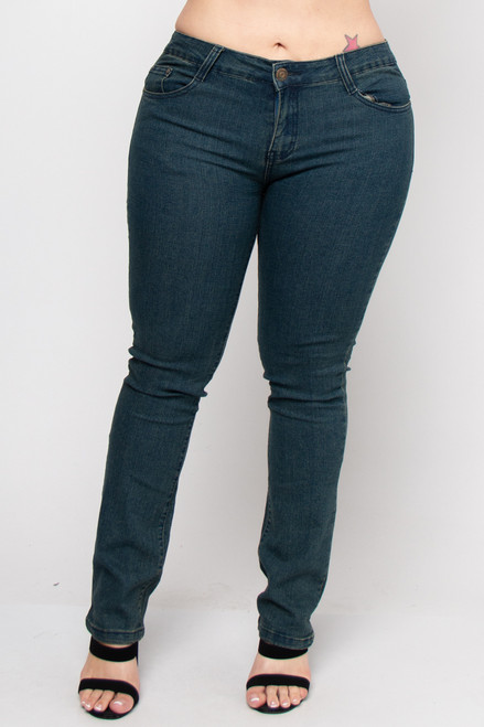 Size Relaxes Fit Straight-Leg Jeans 500X