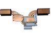 Laptop Heatsink For CLEVO P775TM P775TMG P77TM1G P775DM2 P775DM2G P775DM3G P870TM1 P870DM2G P870DM3