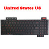 Laptop Keyboard For ASUS FZ63 FZ63V FZ63VD FZ63VM Black Without Frame With Backlit United States US