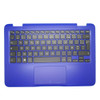 Laptop Palmrest For DELL Inspiron 11 3168 3169 09FJVH 9FJVH 0R52NT R52NT 460.06Q09.0004 Blue With French FR Keyboard With Touchpad Upper Case New