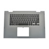 Laptop Palmrest For DELL Inspiron 15 5568 5578 00HTJC 0HTJC 09T0TK 9T0TK With Backlit Greek GK Keyboard Gray Upper Case New
