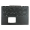 Laptop Palmrest For DELL Inspiron 15 7566 7567 0MDC8K MDC8K With Backlit Latin America LA Keyboard Black Upper Case New