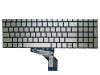Laptop Keyboard For HP 15-DA000 Without Frame Silver No Backlit Film Turkish TR PKNR125BS
