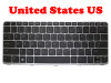 Laptop Keyboard For HP ELITEBOOK 1020 G1 1020 G2 with backlight With Silver Frame United States US V148726AS1 US