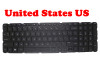 Laptop Keyboard For HP PAVILION 17-E000 720670-001 Without Frame Black United States US 9Z.N9HSQ.101 AER68U00210 725365-001