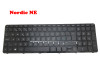 Laptop Keyboard For HP PAVILION 17-E000 2B-07068Q110 725365-FL1 720670-DH1 With Black Frame Black Nordic NE