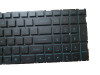 Laptop Blue Keycap Backlit Keyboard For LG 15G870 15GD870 LG15G87 English US NO Frame
