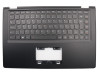 Laptop PalmRest&keyboard For Lenovo Yoga 2 13 Turkey TR 90205176 Upper Case Backlit Without Touchpad Black New