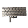 Laptop Silver Keyboard For MSI WP65 WP65 9TH WP65 9TH-263 WP65 9TH-408ES 9TH-432CA 9TH-433CA WP65 9TH-437AU WP65 9TH-467ZA WP65 9TH-602FR 9TH-632 English Backlit NO Frame