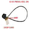 Laptop 30Pin 4K LCD Cable For CLEVO PB50EF PB50RC 6-43-PB501-031-2N 1920*1080 Z8-CR7N1 Z7-CT5NA Z7-CT7NA