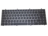 Laptop Keyboard For ONE K33-4E Germany GR With Backlit Gray Frame New