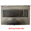 Laptop PalmRest&US Keyboard For MSI GP75 MS-17E3 GL75 MS-17E4 MS17E5 GP75 10SDK 10SDR 10SEK 10SER 10SFK 10SFR 10SFSK GL75 9SCK 9SD 9SDK 9SEK 9SFK English US