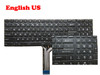 Laptop Colourful Backlit Keyboard For MSI GE63 GE73 GP75 NSK-F81BN 12 9Z.NCXBN.112 S1N3EUS228D S1N-3EUS2-28D English US Black RGB Backlit With interface