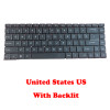 Laptop Backlit Keyboard For MSI Prestige 14 P14 Prestige 15 P15 MS-14C1 MS-14C2 V190622BK1 UI S1N2EUS601SA0 S1N-2EUS601-SA0 English US Edition