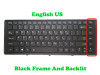 Laptop Keyboard For Gigabyte P34 P34G V138445AS1 P34G P34G V2 P34G V7 P34K V3 P34K V5 P34K V7 P34W V3 P34W V5 P34F V5 U2442 U2442D U2442F U2442N U2442S U2442T U2442V U24F U24T United States US Black Frame And Backlit