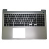 Laptop Palmrest For DELL Inspiron 15 5570 5575 0M1FJK M1FJK 07P0W1 7P0W1 Without Backlit Bulgaria BG Keyboard Silver Upper Case New