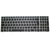 Laptop NO Backlit Keyboard For CLEVO PB50 PB50DDS PB50DF1 PB50DF2 PB50ED PB50ED1 PB50EF PB50RC PB50RD PB51ED PB51ED1 PB51EF PB51RC PB51RD PB51RF PB50RF-G PB50RF1-G German GR Silver Frame